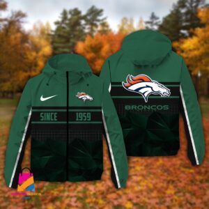 Denver Broncos NFL Style Windbreaker Jacket For Fans