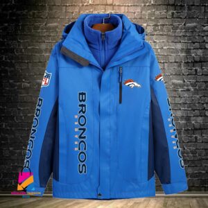 Denver Broncos NFL Style Windbreaker Jacket For Fans