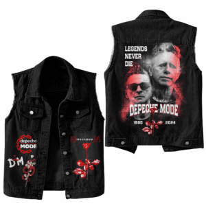 Depeche Mode Music Style Sleeveless Jacket For Fans