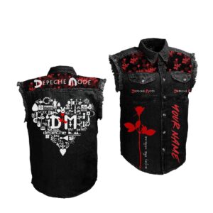 Depeche Mode Music Style Sleeveless Jacket For Fans