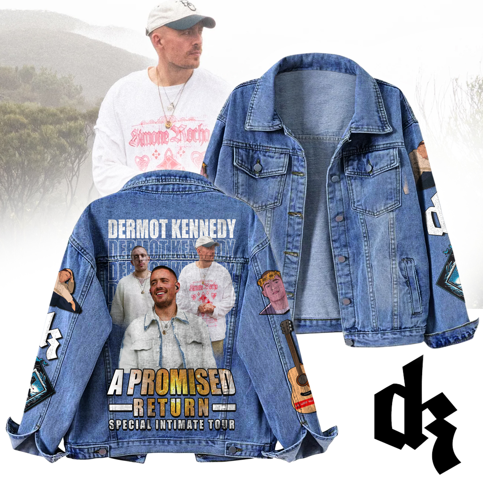 Dermot Kennedy Music Denim Jacket Gift For Fans