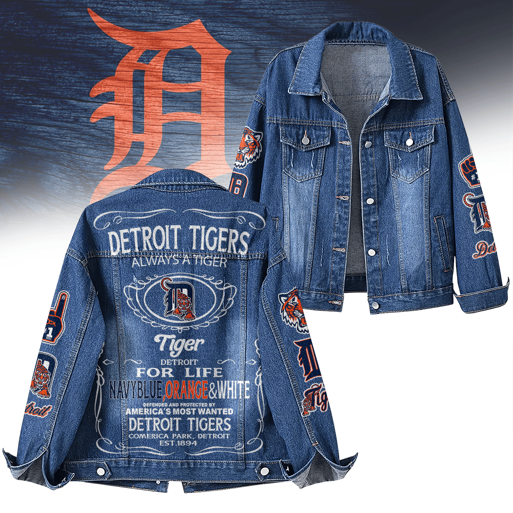 Destroit Tigers MLB Denim Jacket Gift For Fans