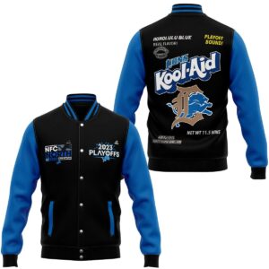 Detroit Lions NFL Style Baseball Jacket For Fans