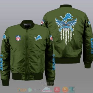Detroit Lions NFL Style Bomber Jacket For Fans