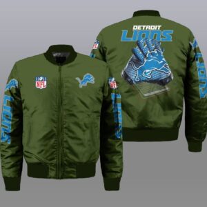 Detroit Lions NFL Style Bomber Jacket For Fans