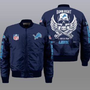 Detroit Lions NFL Style Bomber Jacket For Fans