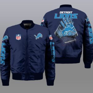 Detroit Lions NFL Style Bomber Jacket For Fans