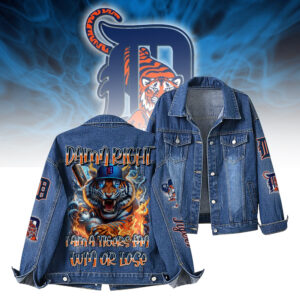 Detroit Tigers MLB Denim Jacket Gift For Fans