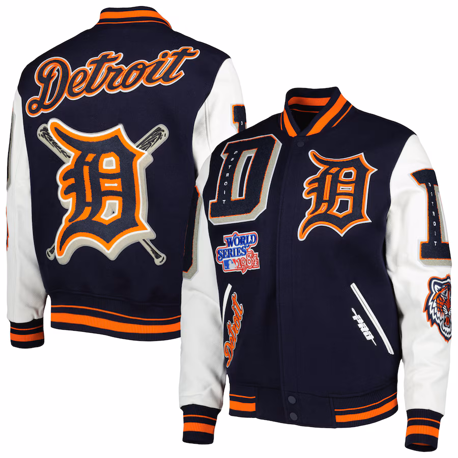 Detroit Tigers MLB Style Baseball Jacket For Fans