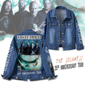 Disturbed Music Denim Jacket Gift For Fans