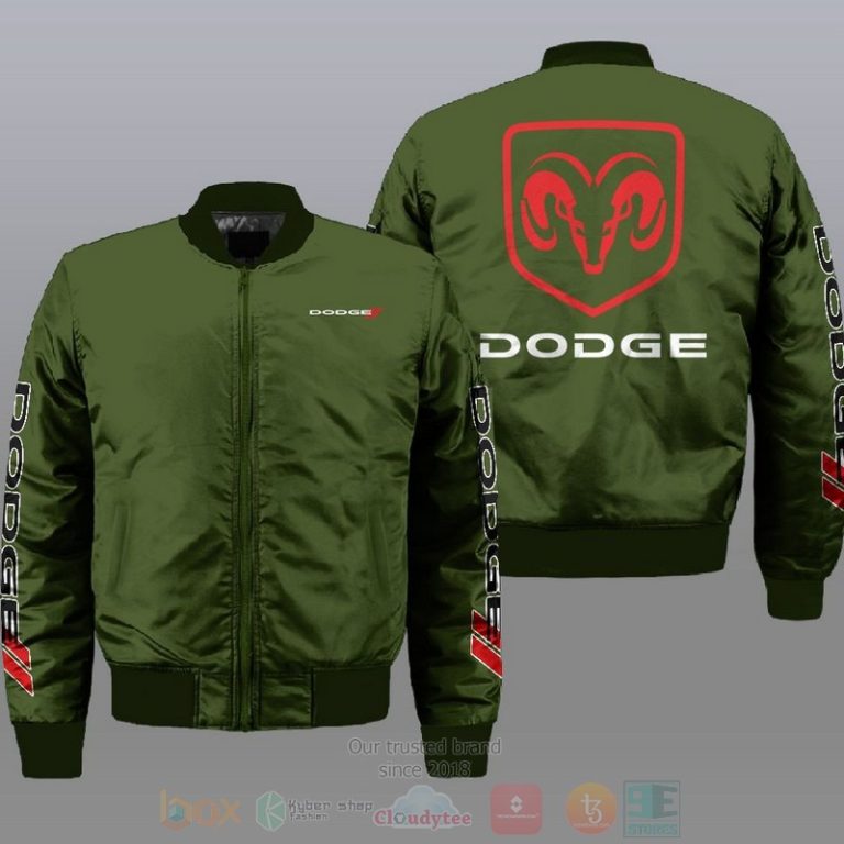 Dodge Car Style Bomber Jacket For Fans