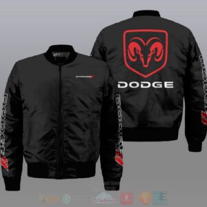 Dodge Car Style Bomber Jacket For Fans