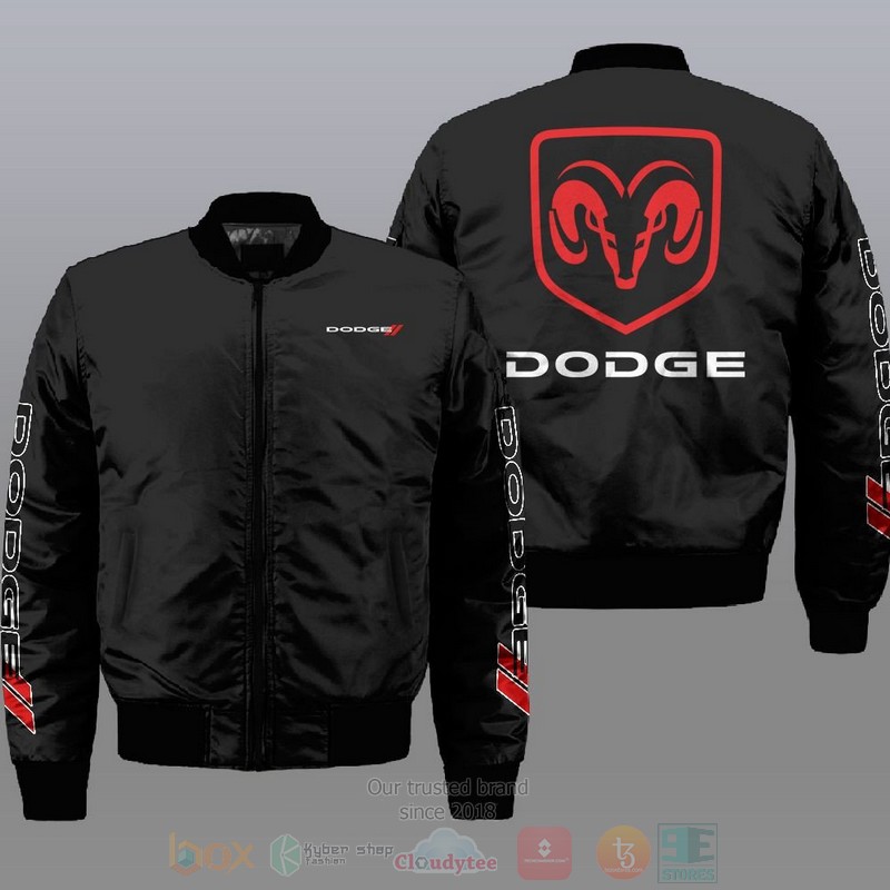 Dodge Car Style Bomber Jacket For Fans