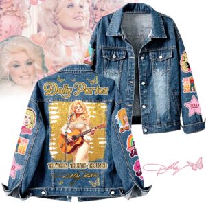 Dolly Parton Music Denim Jacket Gift For Fans