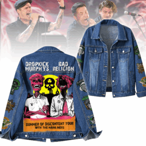 Dropkick Murphys And Bad Religion Music Denim Jacket Gift For Fans