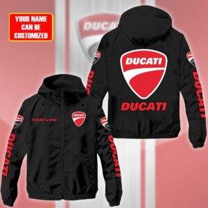 Ducati Car Style Windbreaker Jacket For Fans