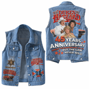 Dukes Of Hazzard TV Series Style Sleeveless Jacket For Fans