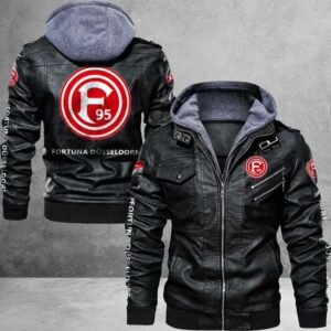 Dusseldorf FC Bundesliga Style Leather Jacket For Fans