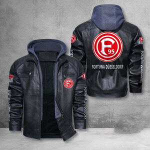 Dusseldorf FC Bundesliga Style Leather Jacket For Fans
