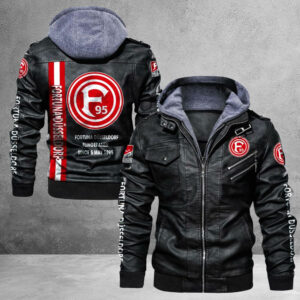 Dusseldorf FC Bundesliga Style Leather Jacket For Fans