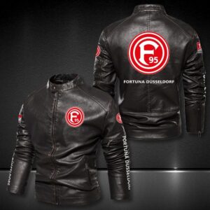 Dusseldorf FC Bundesliga Style Leather Jacket For Fans