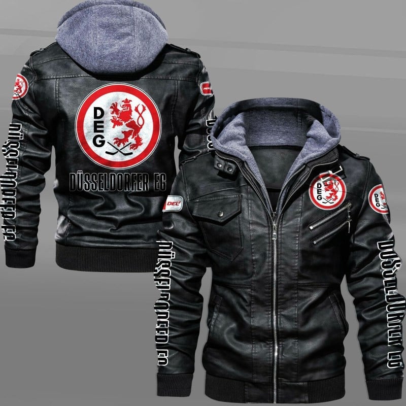 Dusseldorf FC Bundesliga Style Leather Jacket For Fans