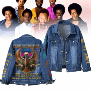Earth, Wind & Fire Music Denim Jacket Gift For Fans