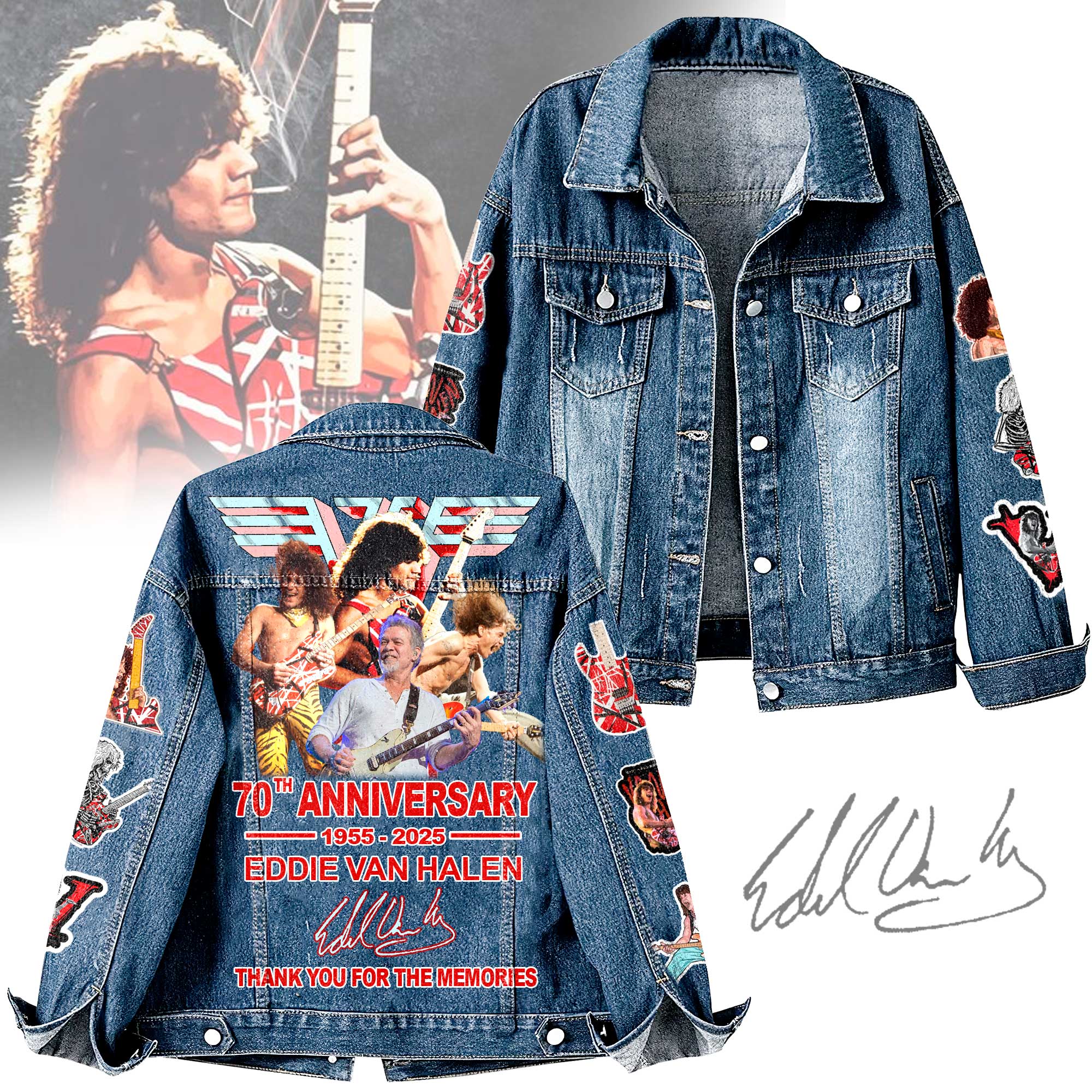Elvis Presley Music Denim Jacket Gift For Fans