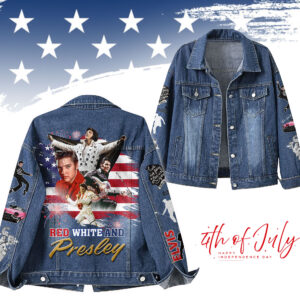 Elvis Presley Music Denim Jacket Gift For Fans