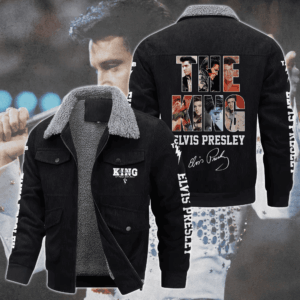 Elvis Presley Music Style Thermal Cotton Jacket Prim For Fans