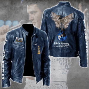 Elvis Presley Music Style Leather Jacket For Fans