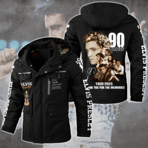 Elvis Presley Music Style Parka Jacket For Fans