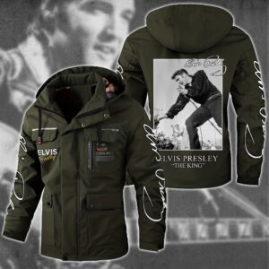 Elvis Presley Music Style Parka Jacket For Fans