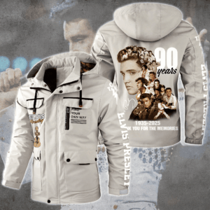 Elvis Presley Music Style Parka Jacket For Fans