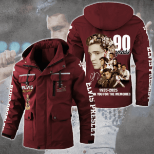 Elvis Presley Music Style Parka Jacket For Fans