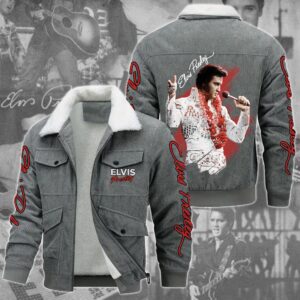 Elvis Presley Music Style Thermal Cotton Jacket Prim For Fans