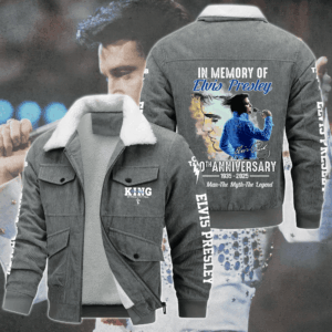 Elvis Presley Music Style Thermal Cotton Jacket Prim For Fans