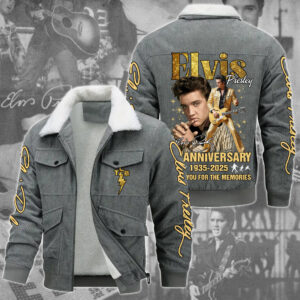 Elvis Presley Music Style Thermal Cotton Jacket Prim For Fans