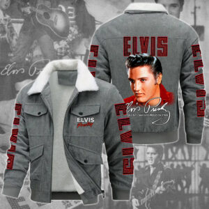 Elvis Presley Music Style Thermal Cotton Jacket Prim For Fans