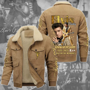 Elvis Presley Music Style Thermal Cotton Jacket Prim For Fans