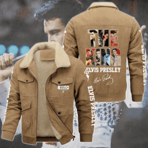 Elvis Presley Music Style Thermal Cotton Jacket Prim For Fans