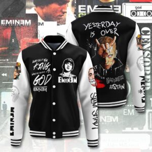 Eminem Music Style Baseball Jacket For Fans