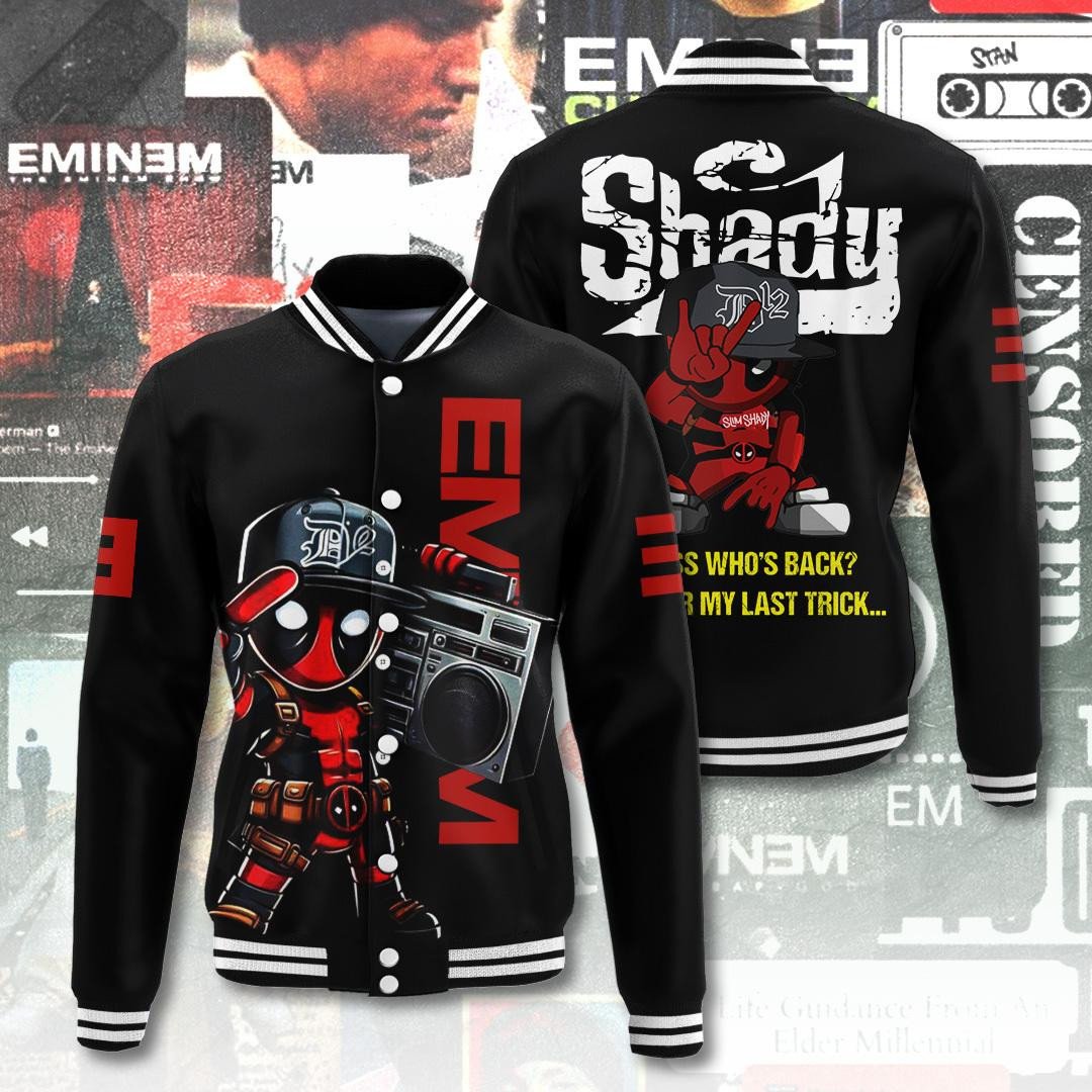 Eminem Music Style Baseball Jacket For Fans