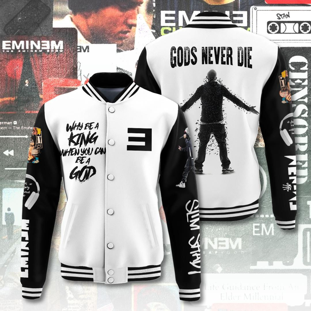 Eminem Music Style Baseball Jacket For Fans