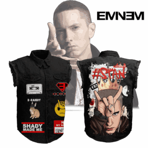 Eminem Music Style Sleeveless Jacket For Fans