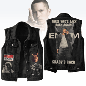 Eminem Music Style Sleeveless Jacket For Fans