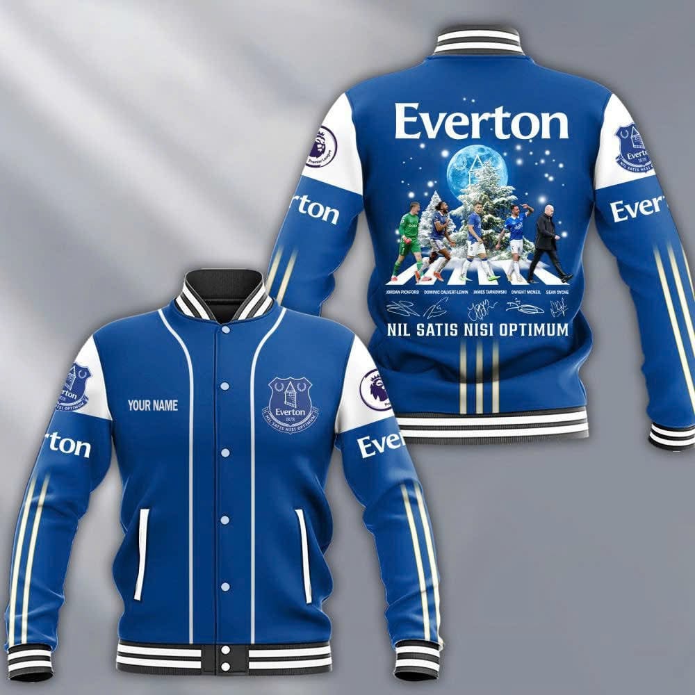 Everton EPL Style Baseball Jacket For Fans