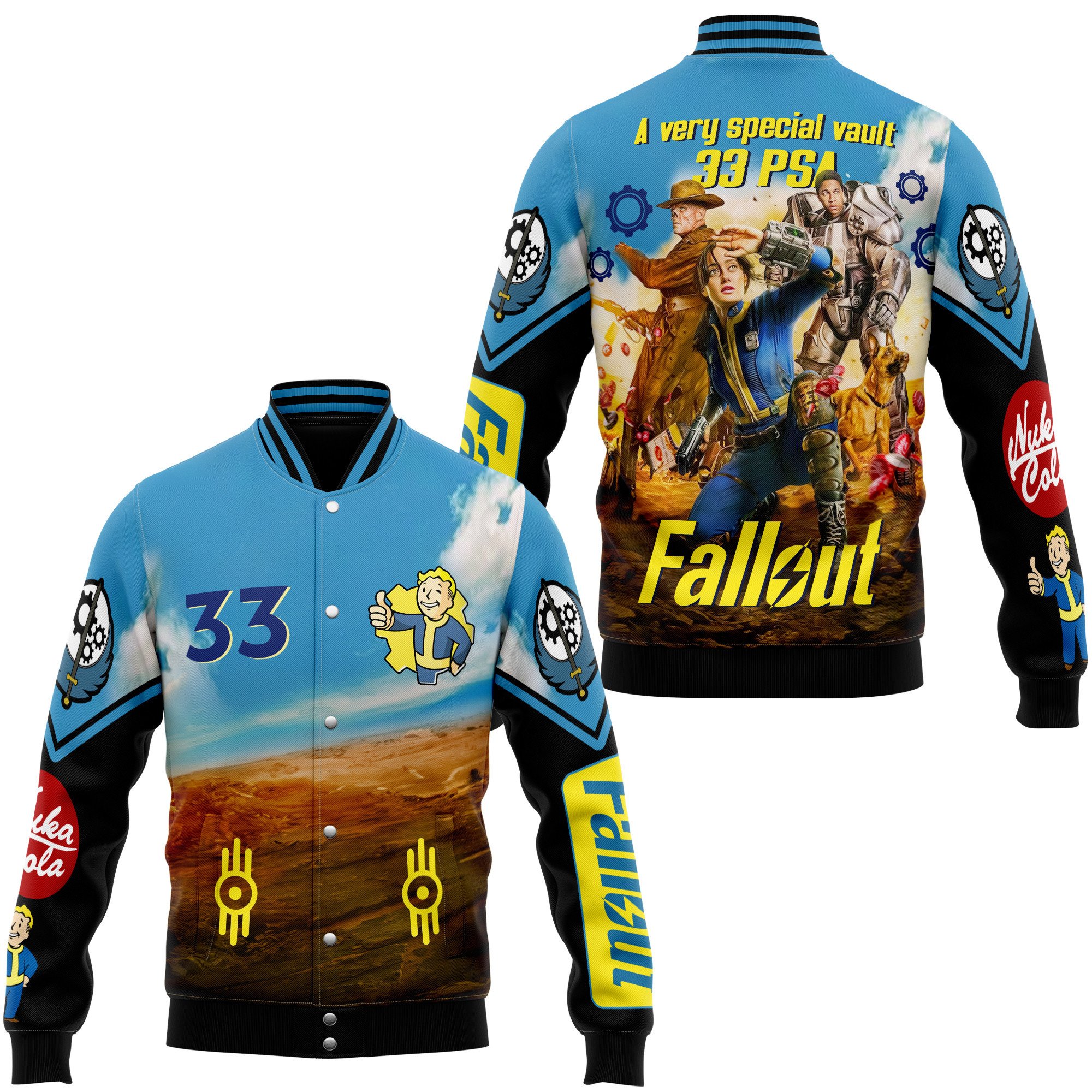 Fallout TV Series Style Baseball Jacket For Fans