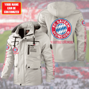 FC Bayern Bundesliga Style Parka Jacket For Fans