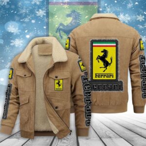 Ferrari F1 Racing Style Thermal Cotton Jacket Prim For Fans